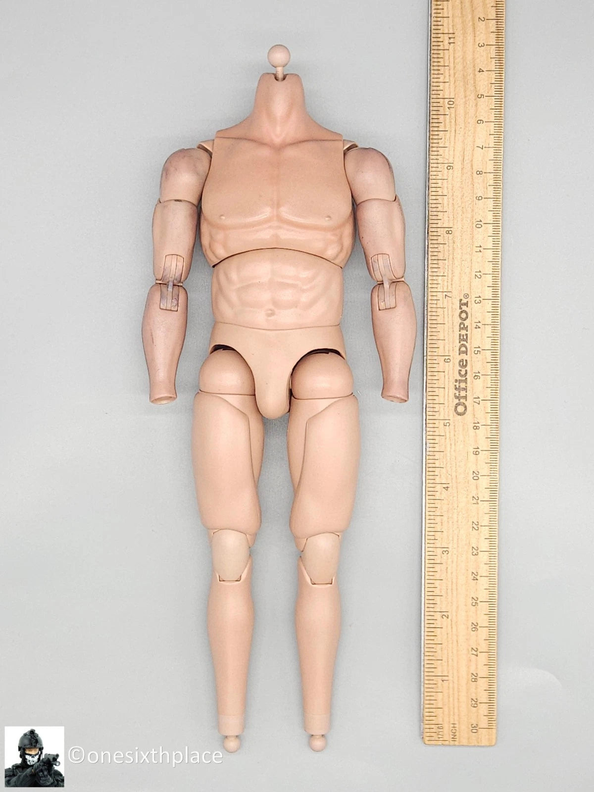 1:6 scale Soldier Story 6.0 Male Type C Muscle Body #2 READ NOTES 12" Figure