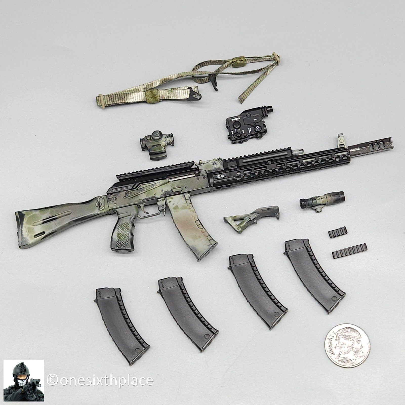 1:6 Easy & Simple Russian Rapid Response SOBR S AK74 Rifle Set for 12" Figures