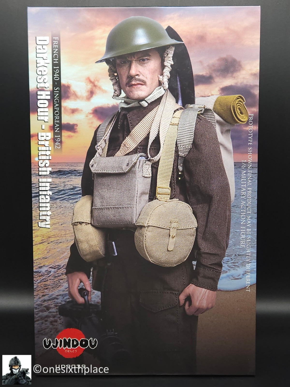 1:6 scale Ujindou British Infantry France 1940 Singapore 1942 12" Figure UD-9039