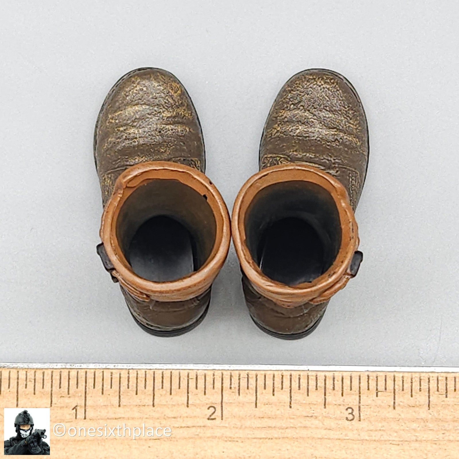 1:6 scale BBI Vietnam Green Beret M43 Buckle Boots for 12" Figures WWII