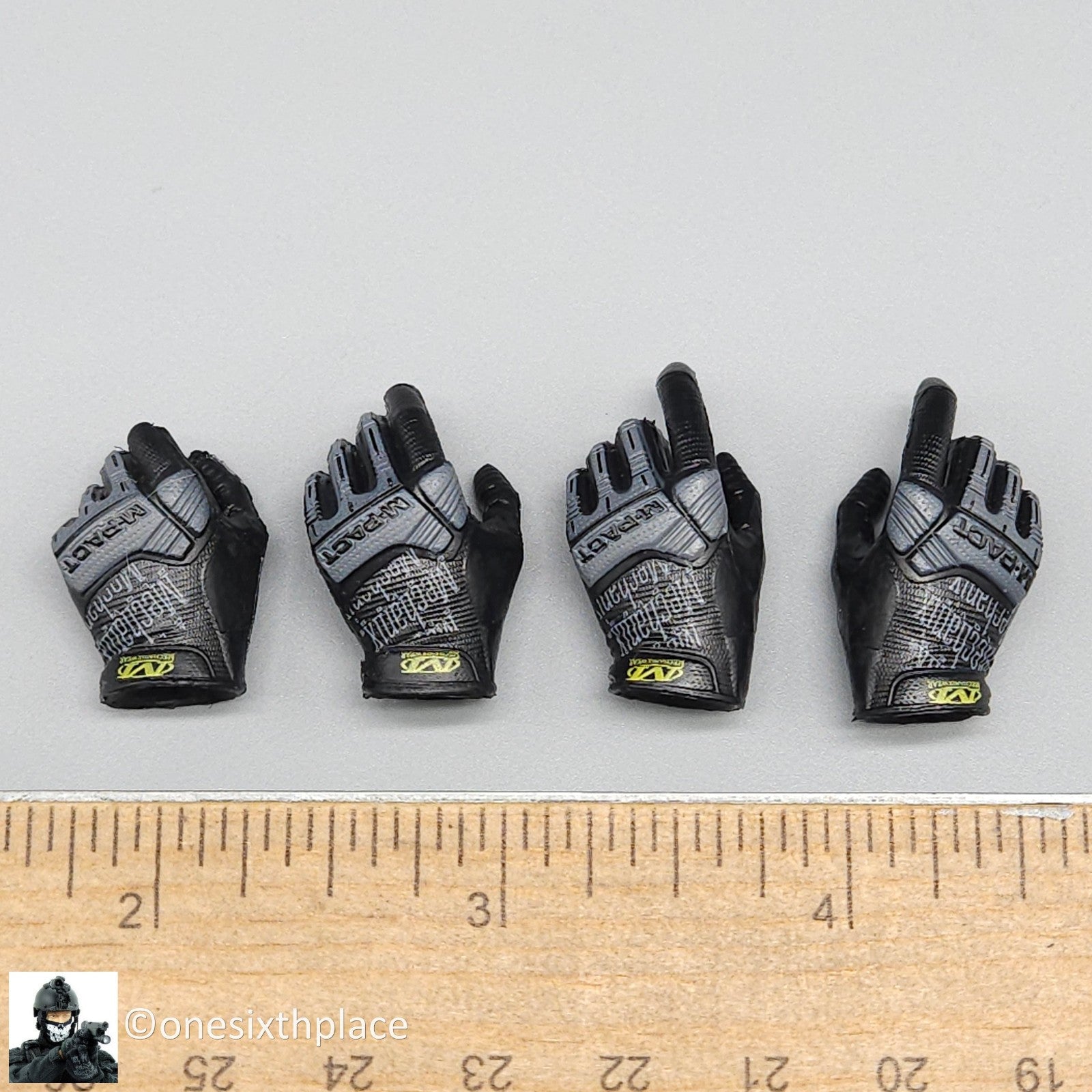 1:6 Very Cool Mobile Task Force Alpha-9 Female Gloved Hands for 12" Figures
