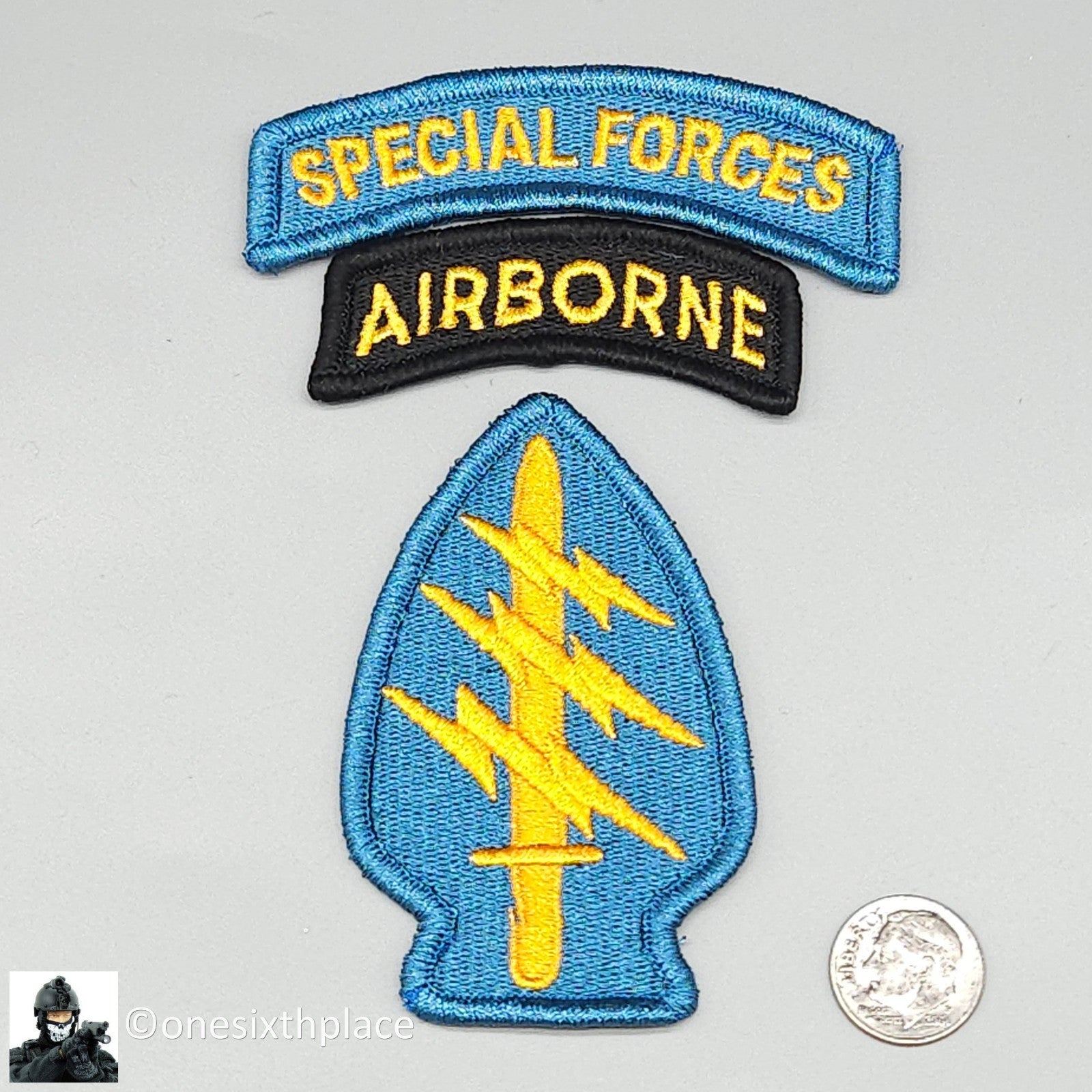 1:1 scale BBI Green Beret Special Forces Life-Size Shoulder Patches