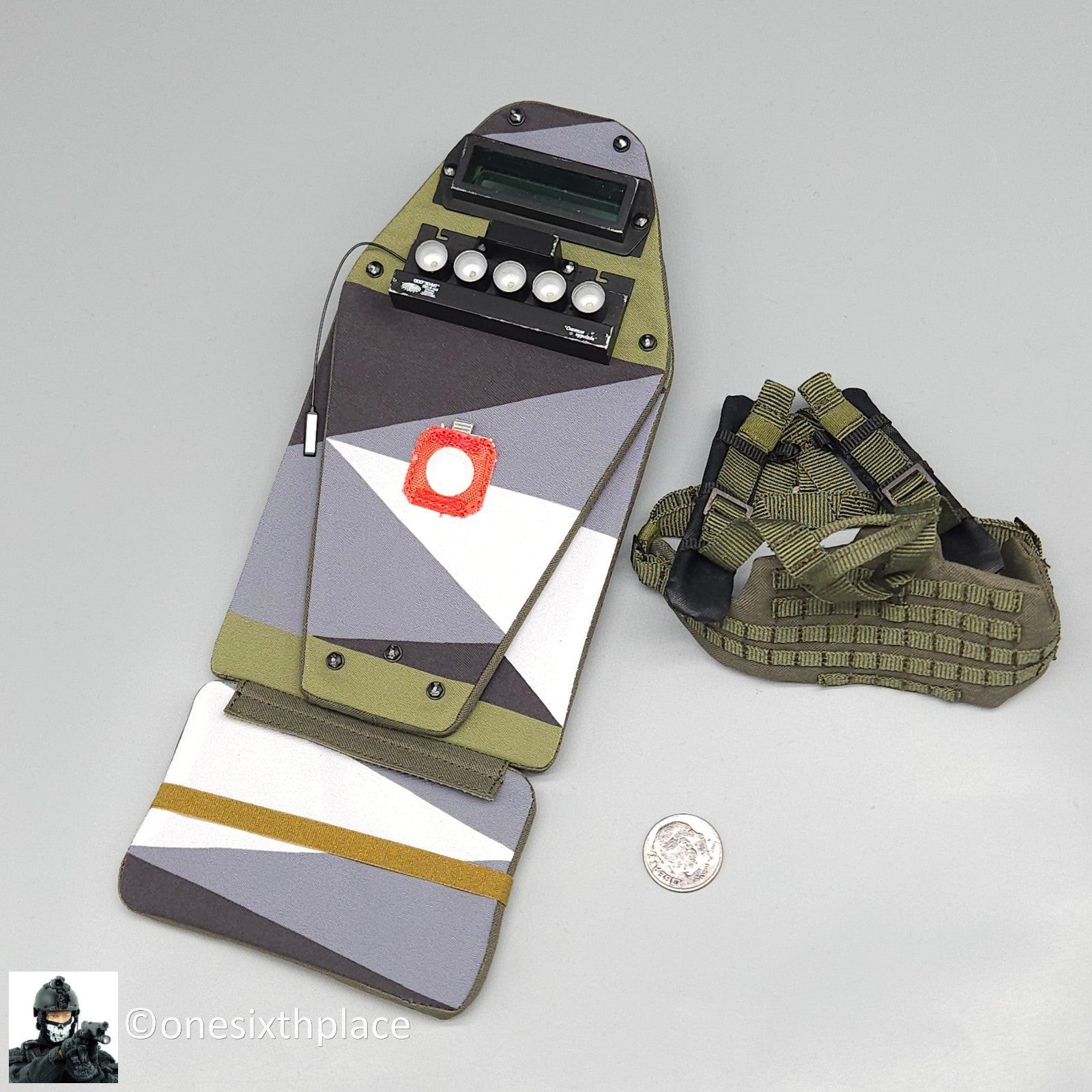 1:6 Easy & Simple Russian Rapid Response Unit SOBR S Riot Shield w/ LED Lights