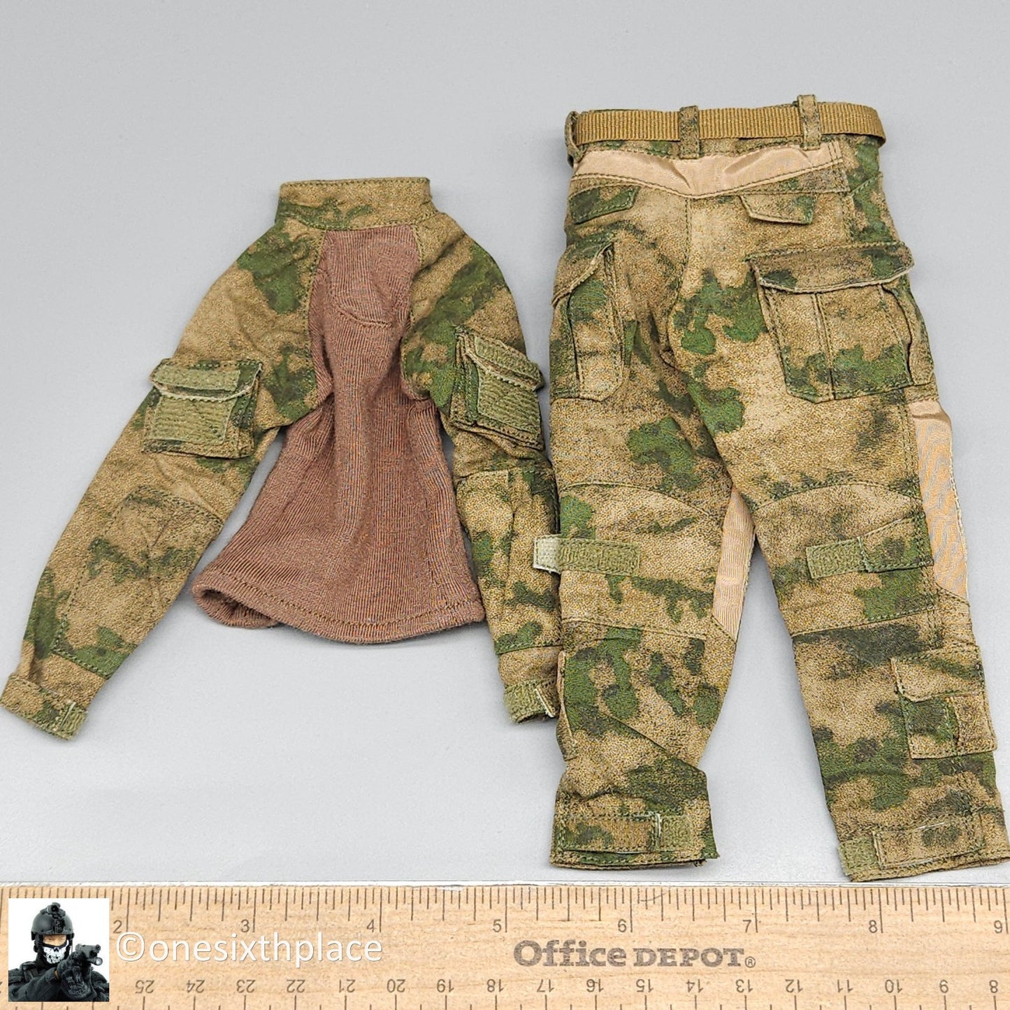 1:6 scale DamToys Russian Spetsnaz FSB Alpha Group Gunner A-TACS Camo Uniform
