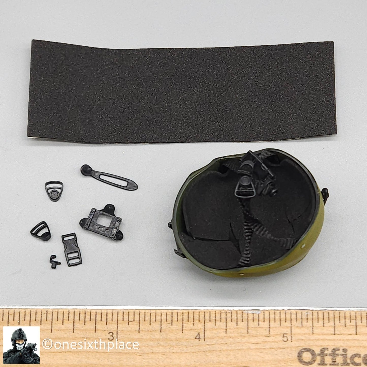 1:6 scale AFA OD Green Protec 2 Helmet for 12" Figures SEAL CAG