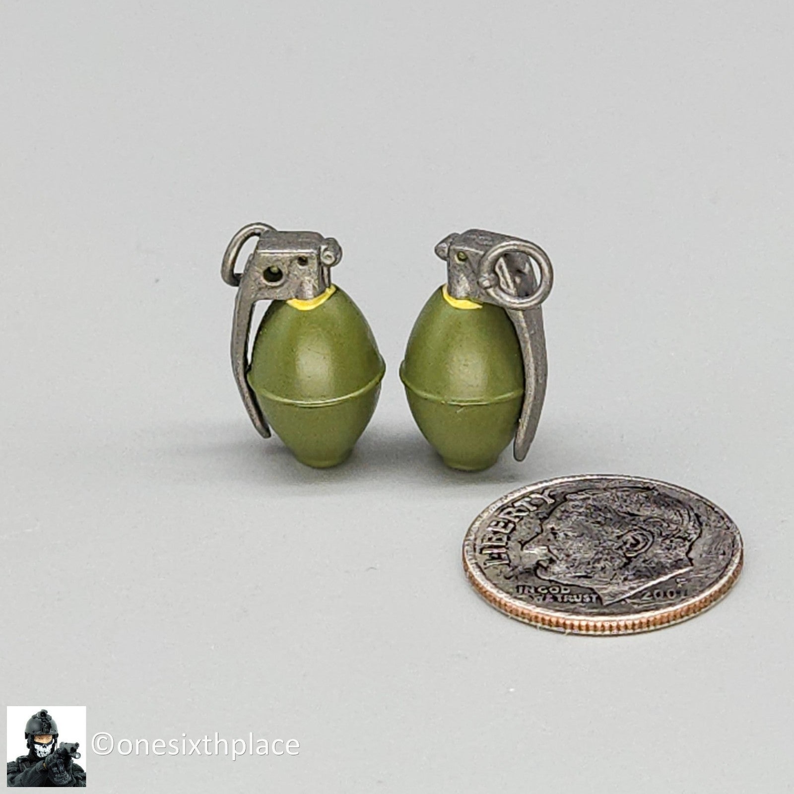 1:6 scale Dragon Vietnam SEAL Oscar M26 Grenades (x2) for 12"  Figures