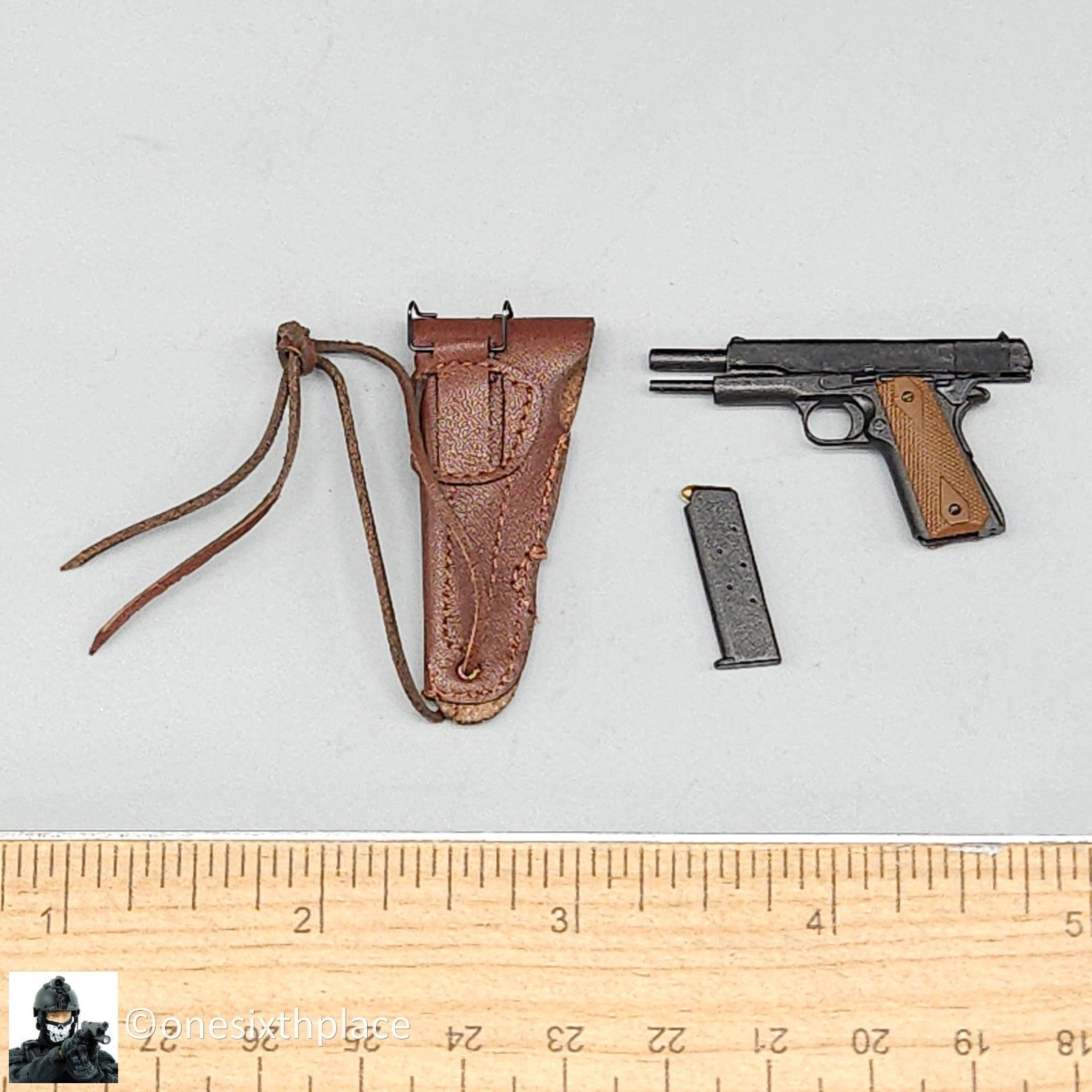 1:6 scale Ujindou WWII US Marine Corps in Okinawa 1911 Pistol for 12" Figure