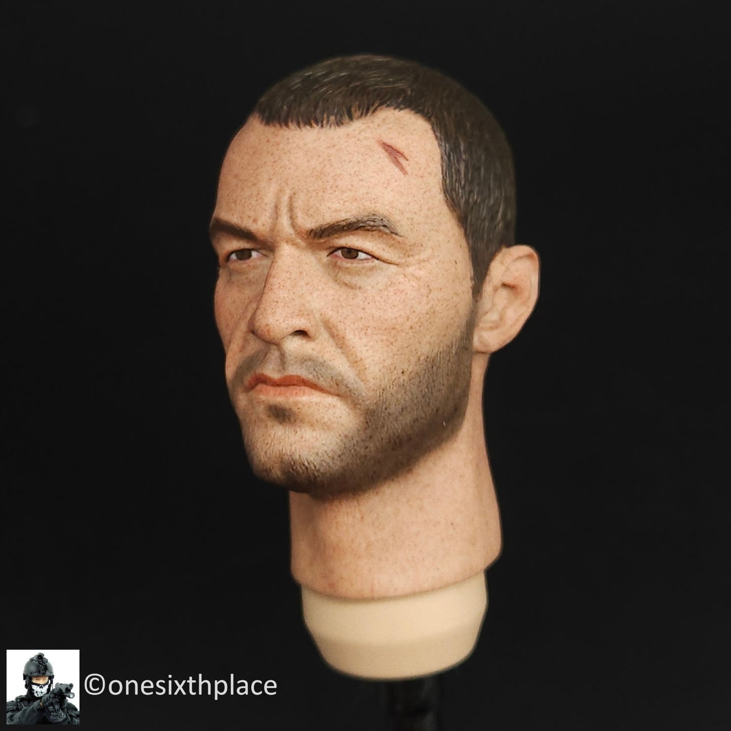 1:6 scale Ujindou WWII US Marine Corps in Okinawa Male Head Sculpt 12" Figures