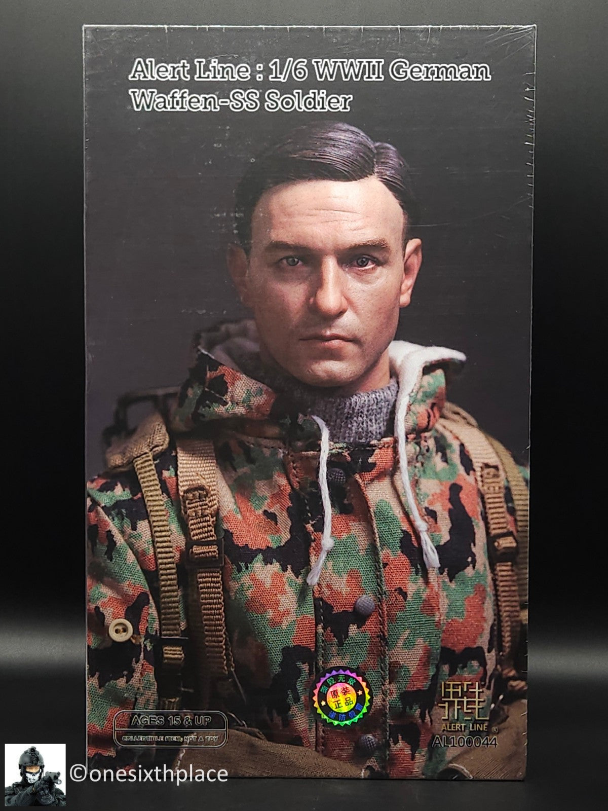 1:6 scale Alert Line WWII German Waffen SS Soldier 12" Figure 100044