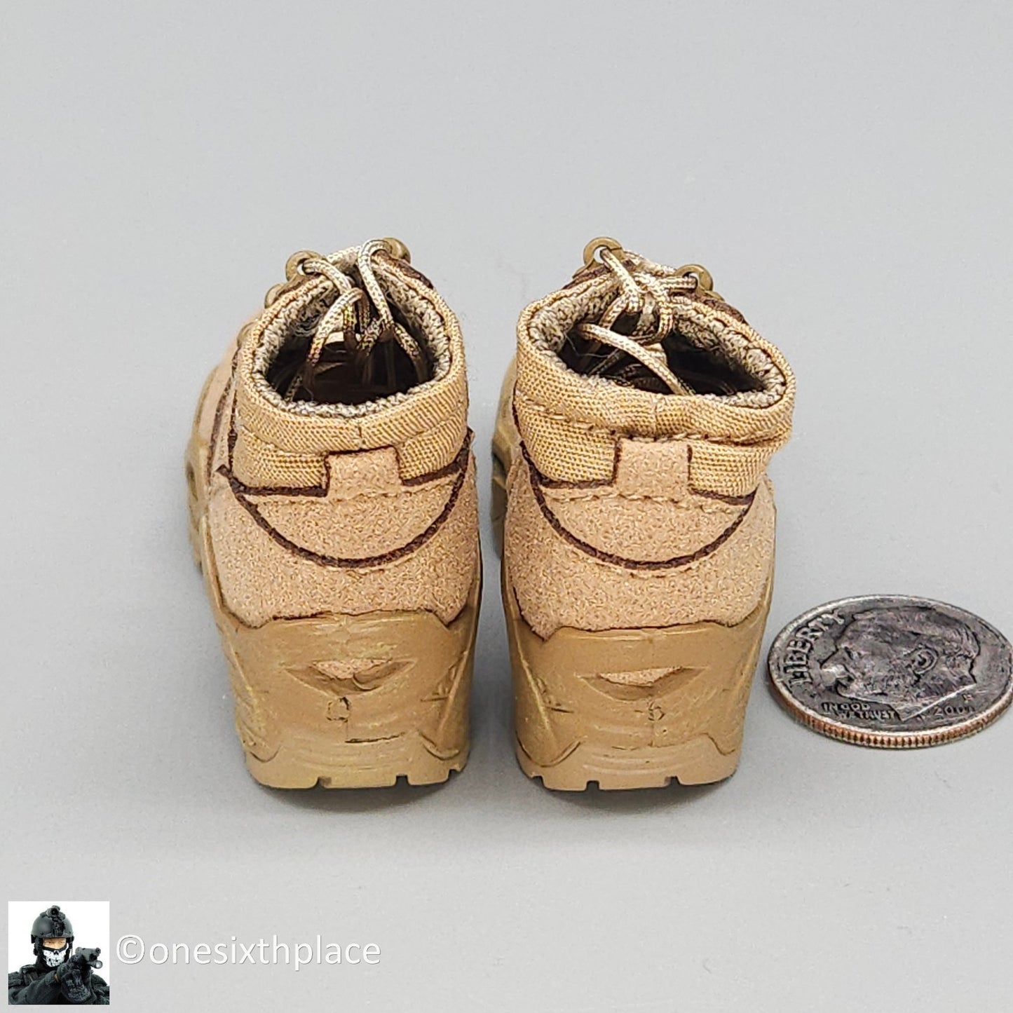 1:6 Easy & Simple Russian Rapid Response SOBR Tan LOWA Boots for 12" Figures