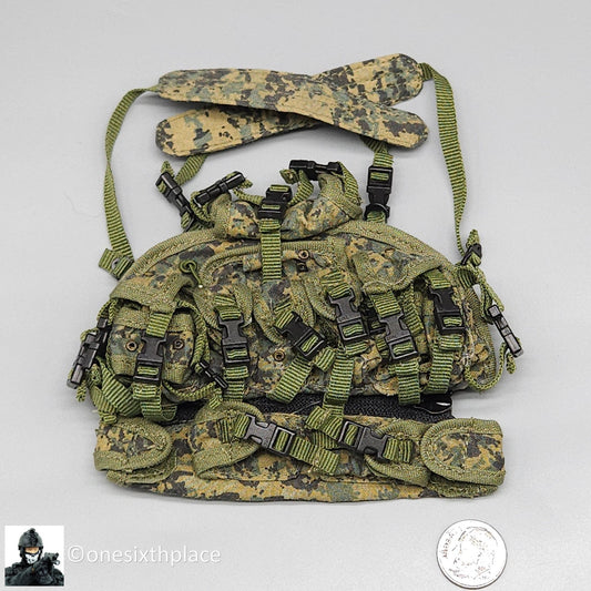 1:6 scale Dragon USMC Woodland MARPAT ELCS Chest Rig for 12" Figures