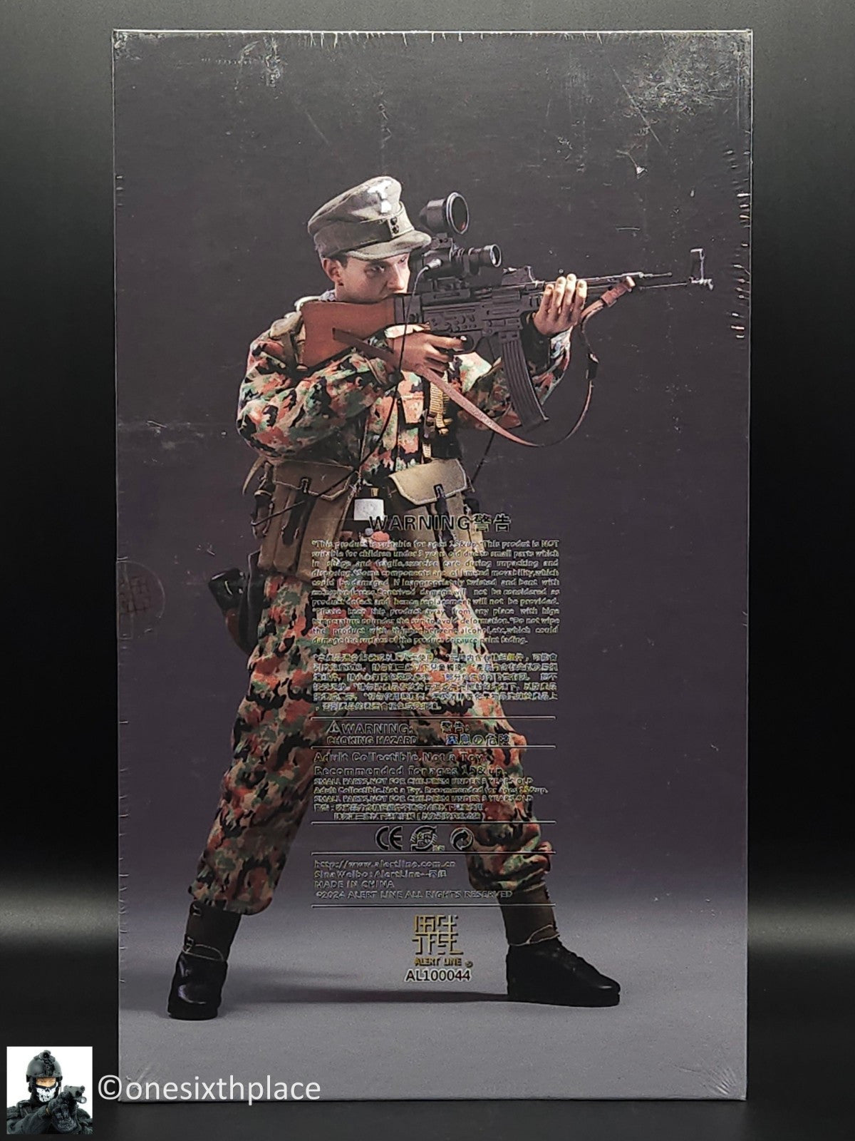 1:6 scale Alert Line WWII German Waffen SS Soldier 12" Figure 100044