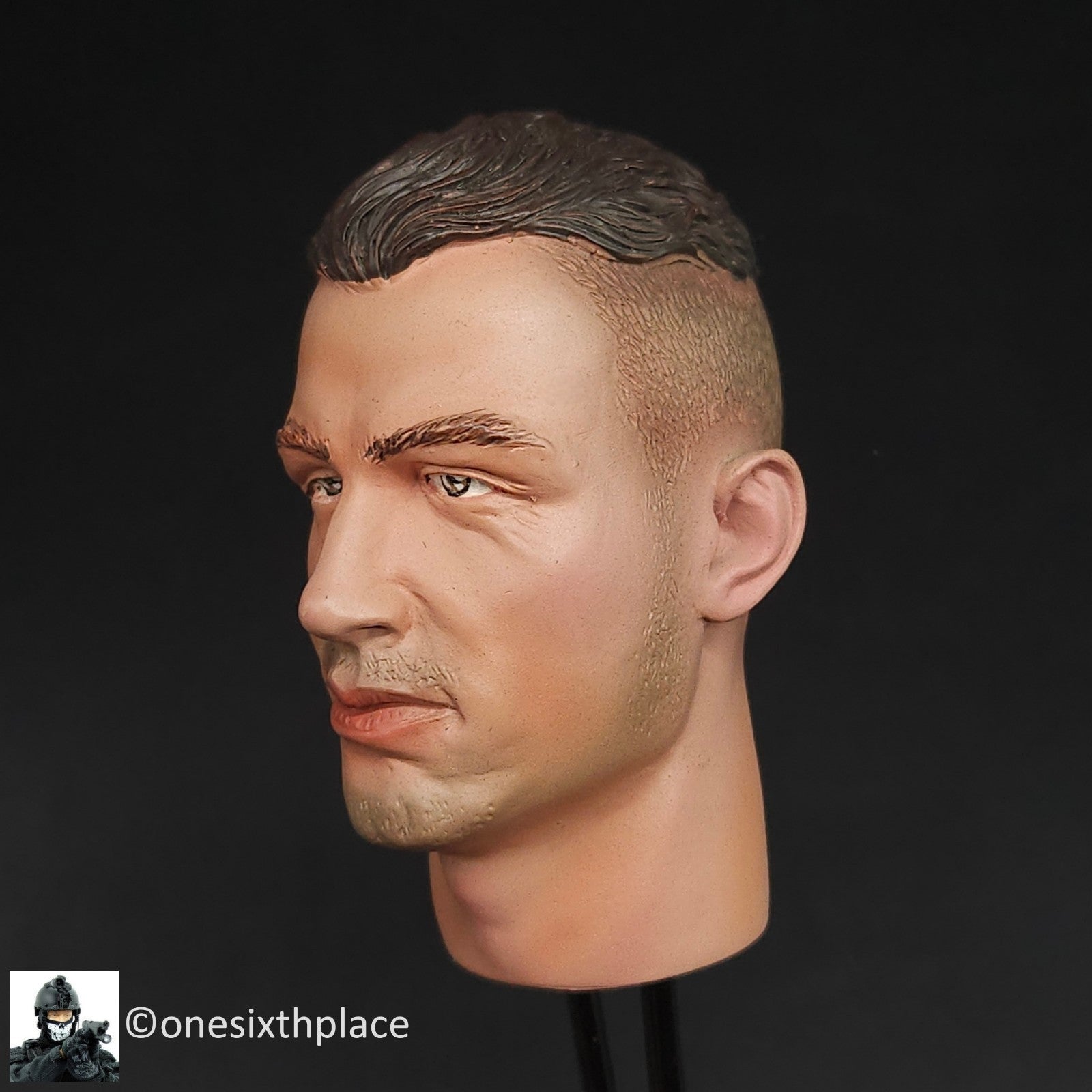 1:6 DiD WWII US 29th Infantry Charles Winstone Male Head Sculpt for 12" Figures