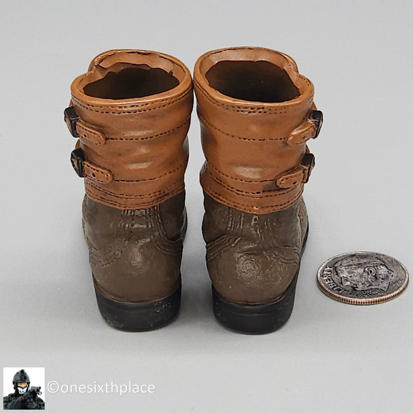 1:6 scale BBI Vietnam Green Beret M43 Buckle Boots for 12" Figures WWII