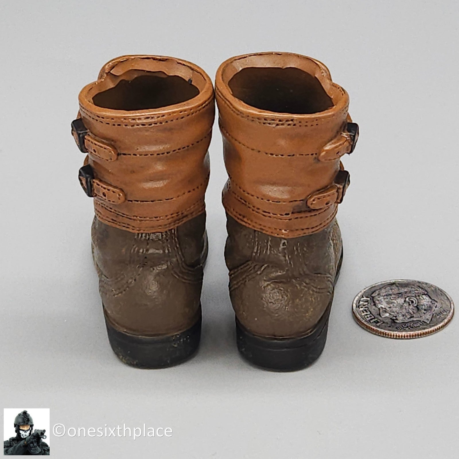 1:6 scale BBI Vietnam Green Beret M43 Buckle Boots for 12" Figures WWII