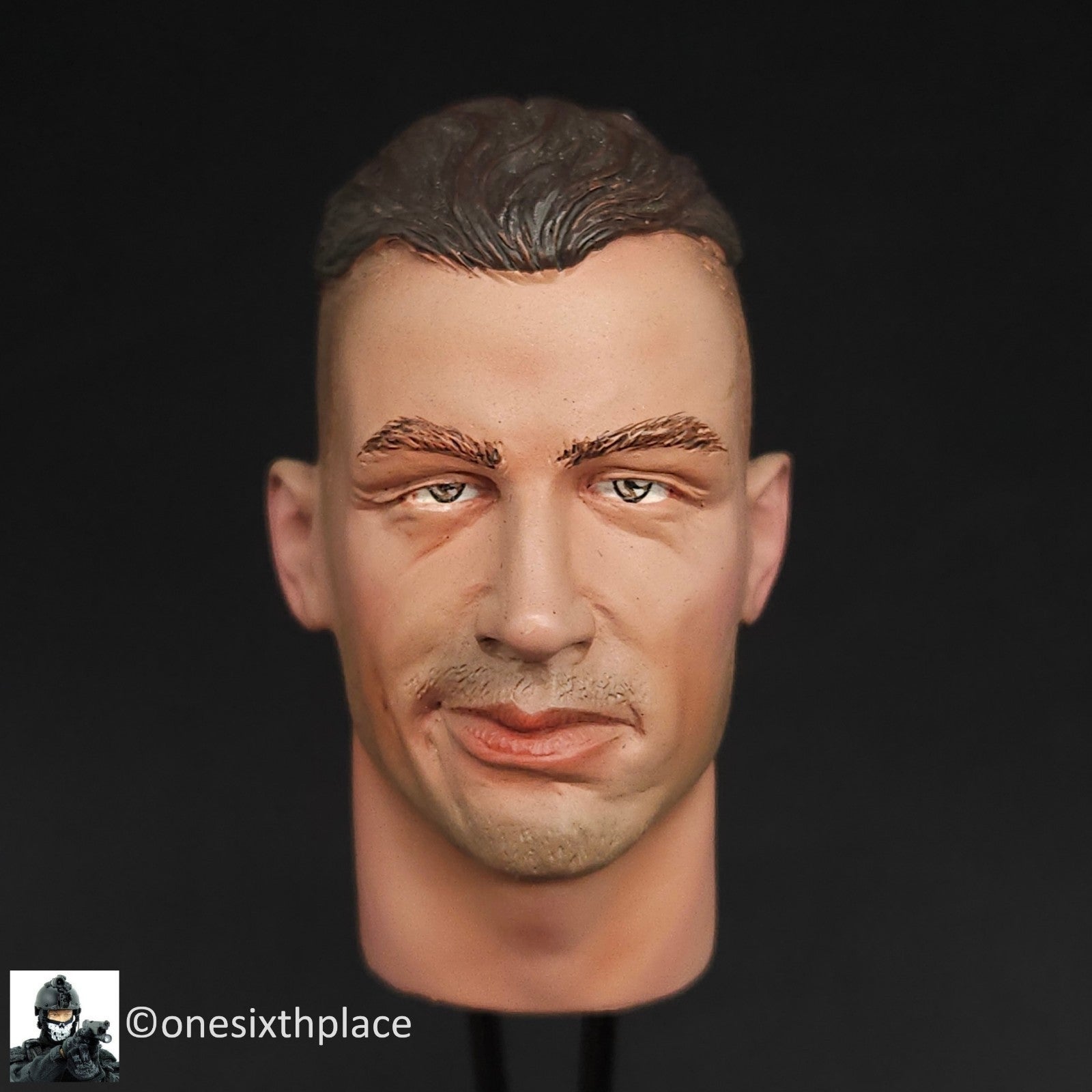 1:6 DiD WWII US 29th Infantry Charles Winstone Male Head Sculpt for 12" Figures