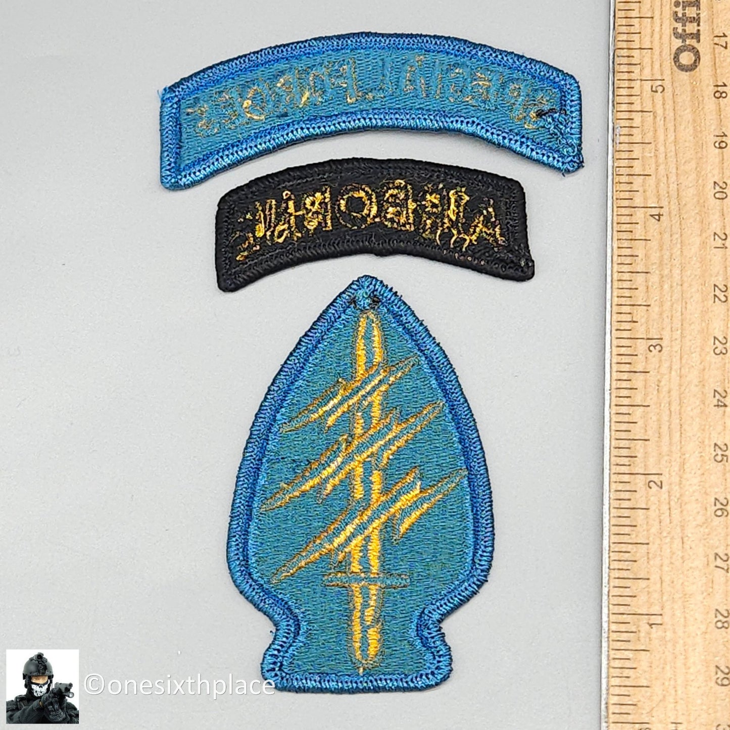 1:1 scale BBI Green Beret Special Forces Life-Size Shoulder Patches