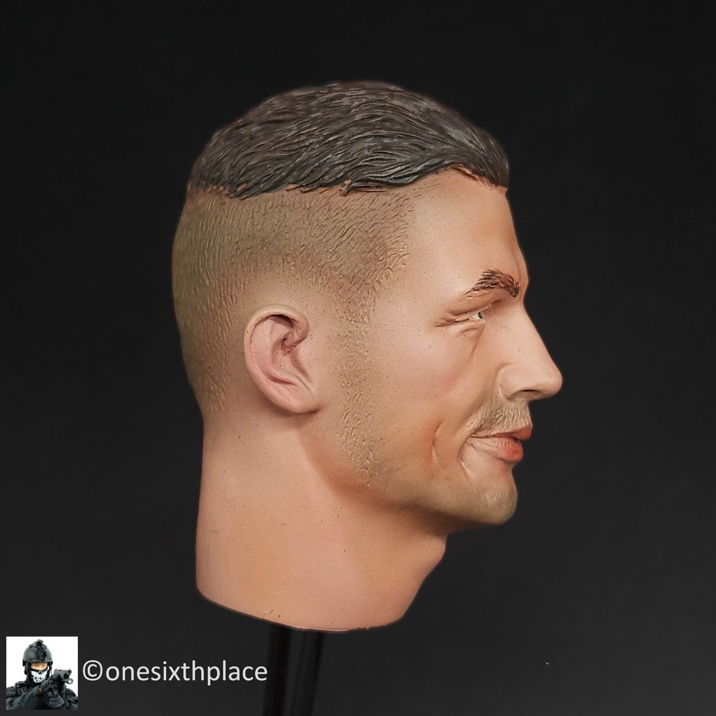 1:6 DiD WWII US 29th Infantry Charles Winstone Male Head Sculpt for 12" Figures