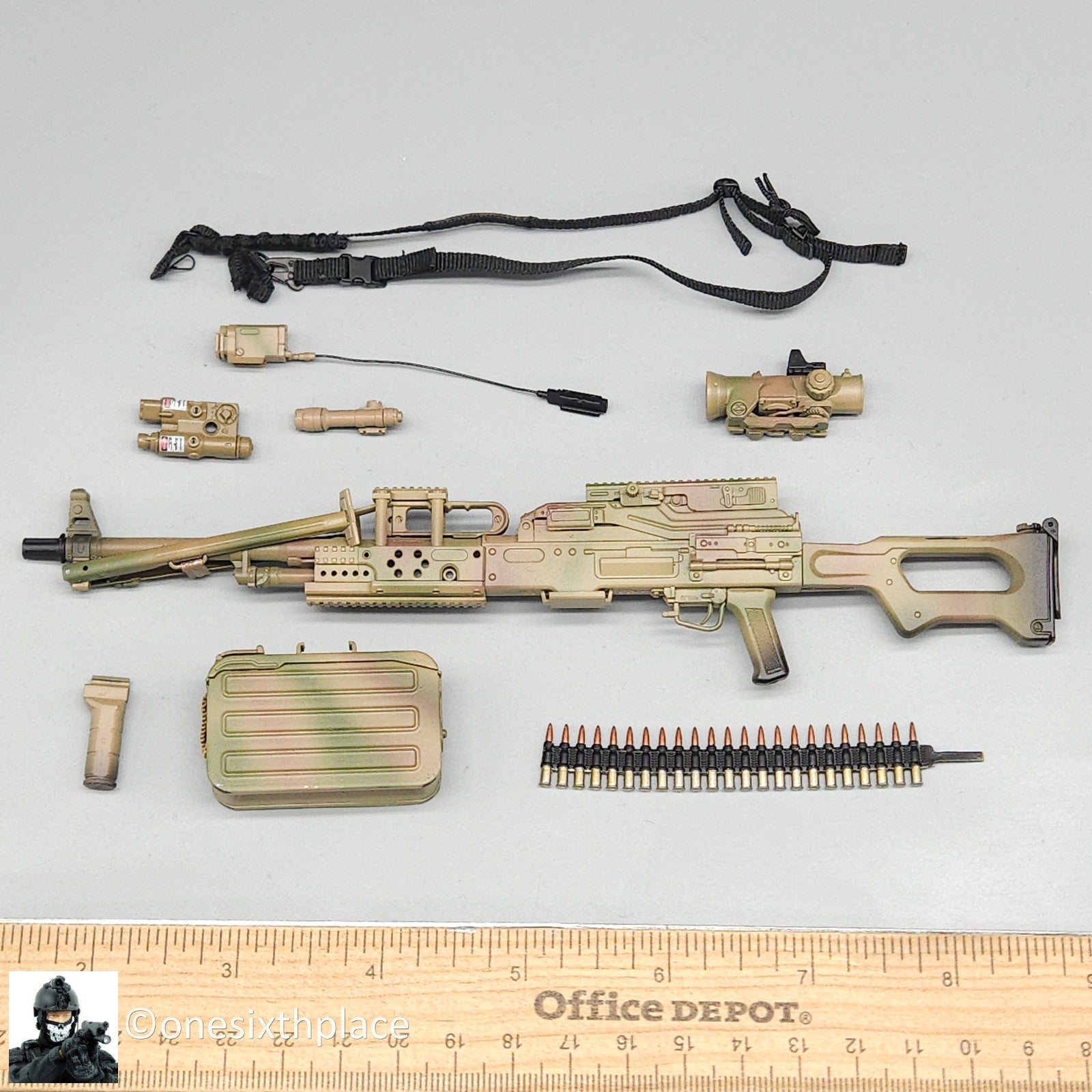 1:6 DamToys Russian Spetsnaz FSB Alpha Group Gunner PKP Machine Gun Set