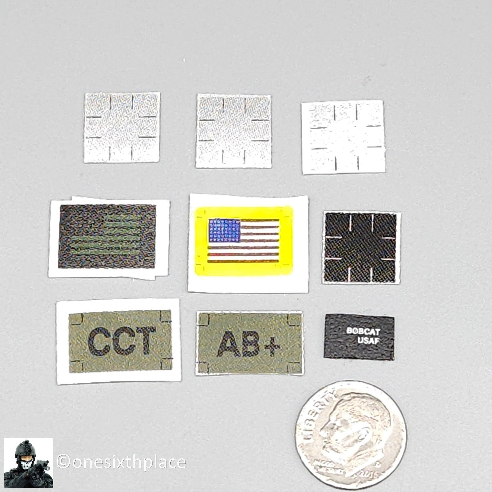 1:6 scale BBI CCT Bobcat Patches Set for 12" Figures