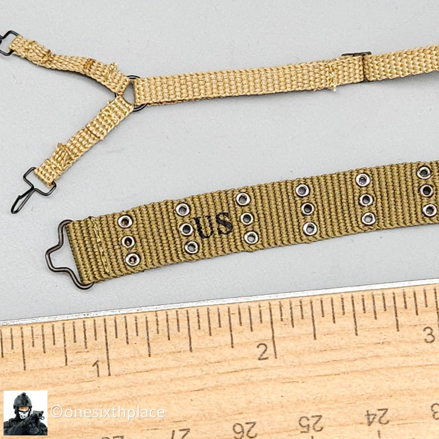 1:6 scale Ujindou WWII US Marine Corps in Okinawa M36 Belt w/ Suspenders