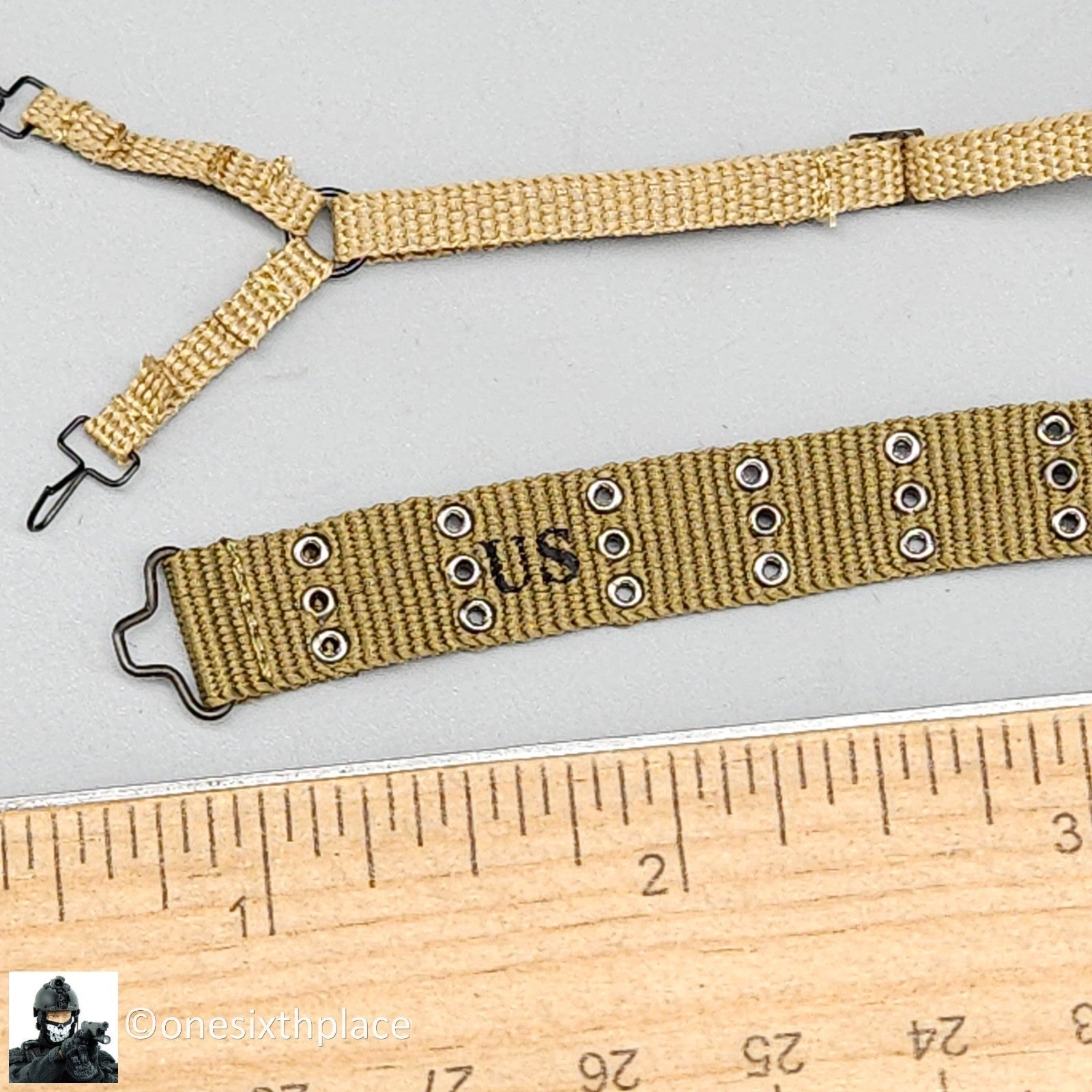 1:6 scale Ujindou WWII US Marine Corps in Okinawa M36 Belt w/ Suspenders