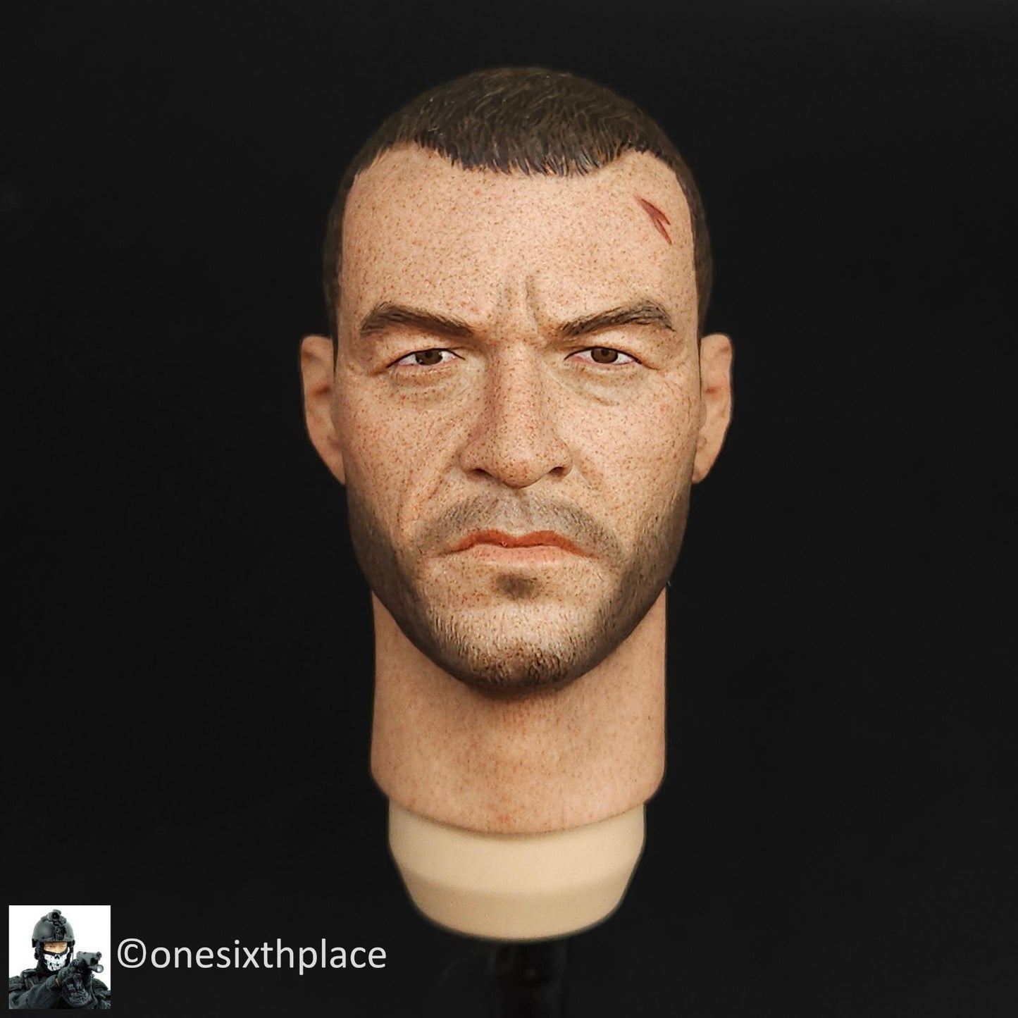 1:6 scale Ujindou WWII US Marine Corps in Okinawa Male Head Sculpt 12" Figures