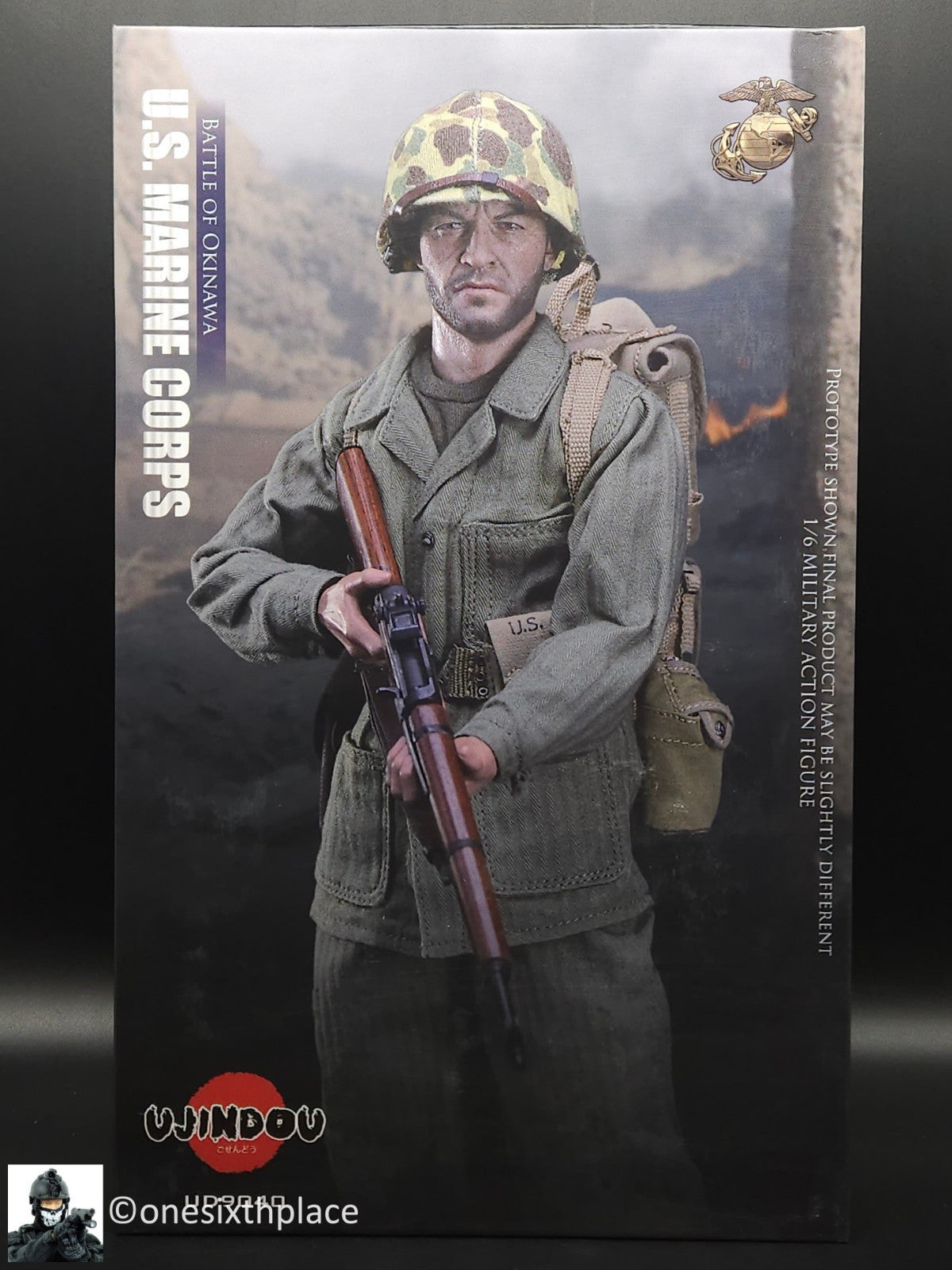 1:6 scale Ujindou WWII US Marine Corps in Okinawa 12" Figure UD9040