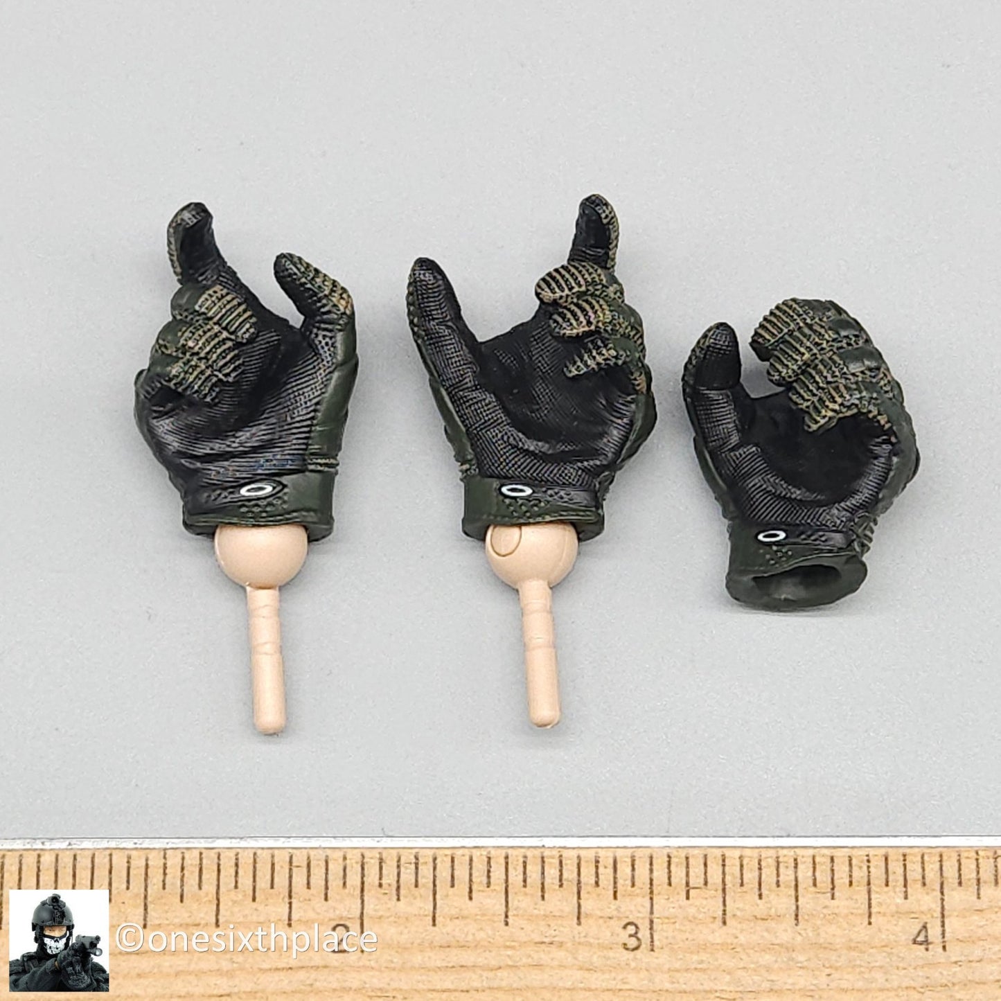 1:6 scale DamToys Russian Spetsnaz FSB Alpha Group Gunner Gloved Hands