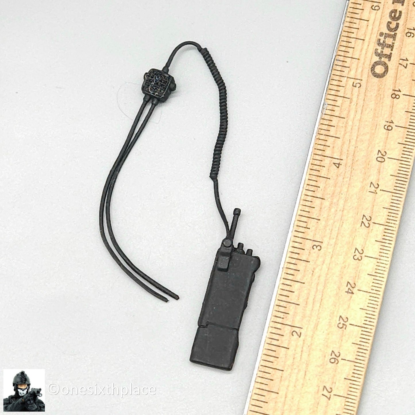 1:6 scale Ultimate Soldier SWAT Police Radio for 12" Figures