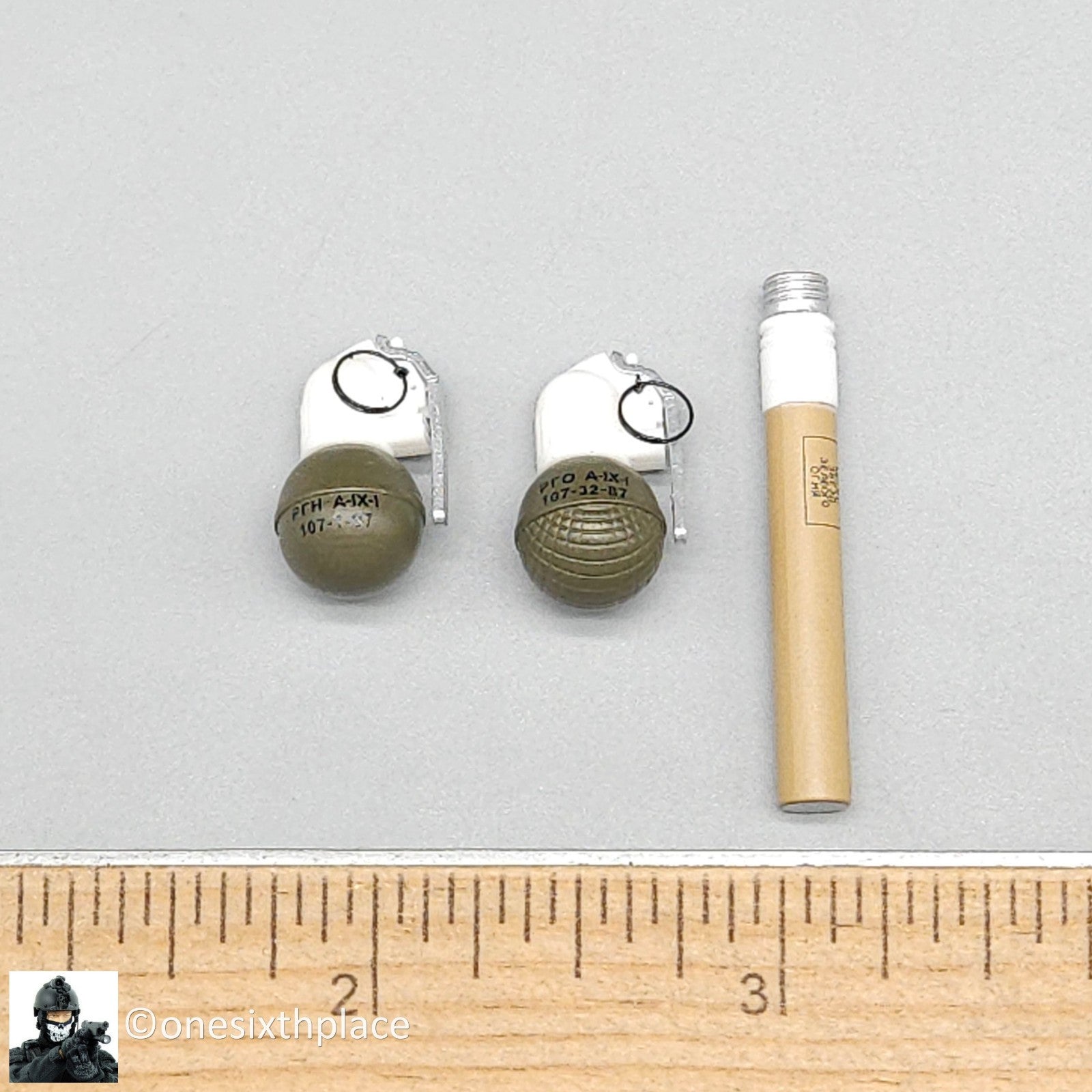 1:6 scale DamToys Russian Spetsnaz FSB Alpha Group Gunner Grenades Flare Set