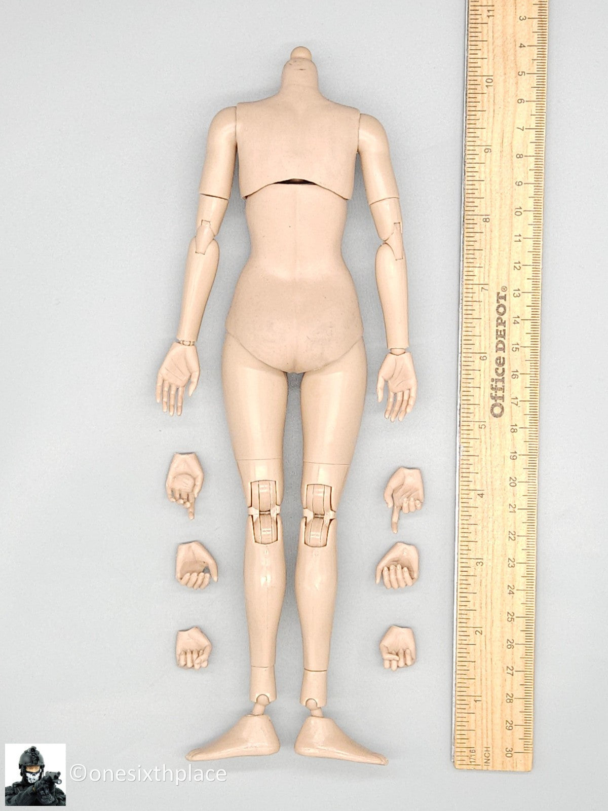 1:6 scale Very Cool Shadi Wilderness Female Body w/ Hands & Feet for 12" Figures