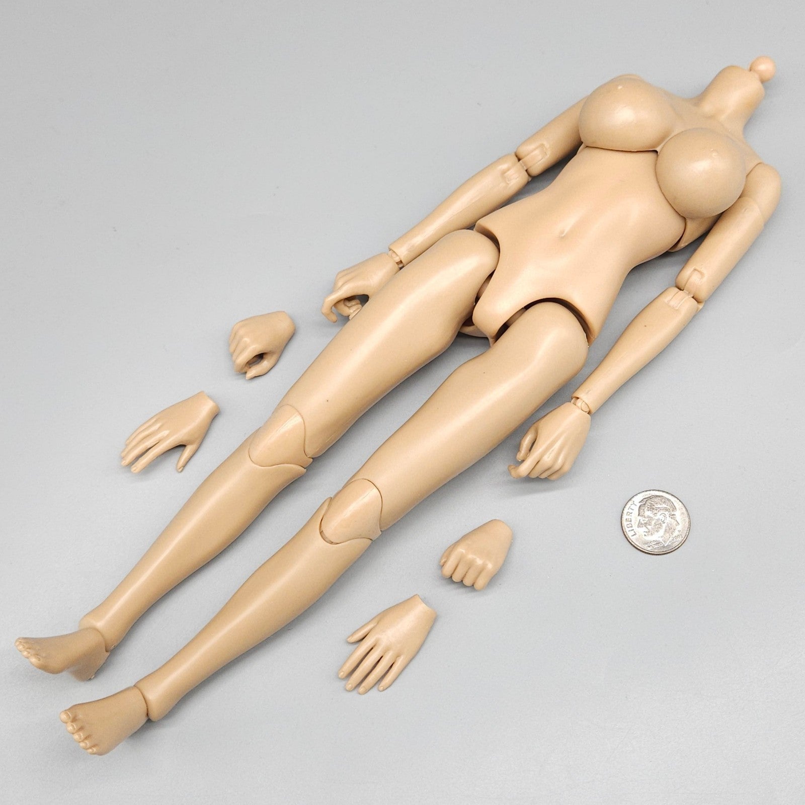 1:6 Flirty Girl Female 2.0 Large Bust Body FB02-L for 12" Figures