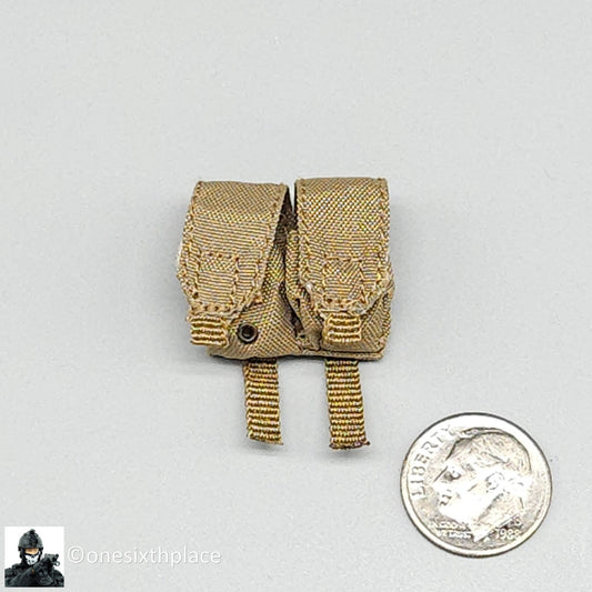 1:6 DamToys Russian Spetsnaz FSB Alpha Group Gunner Tan Double Grenade Pouch