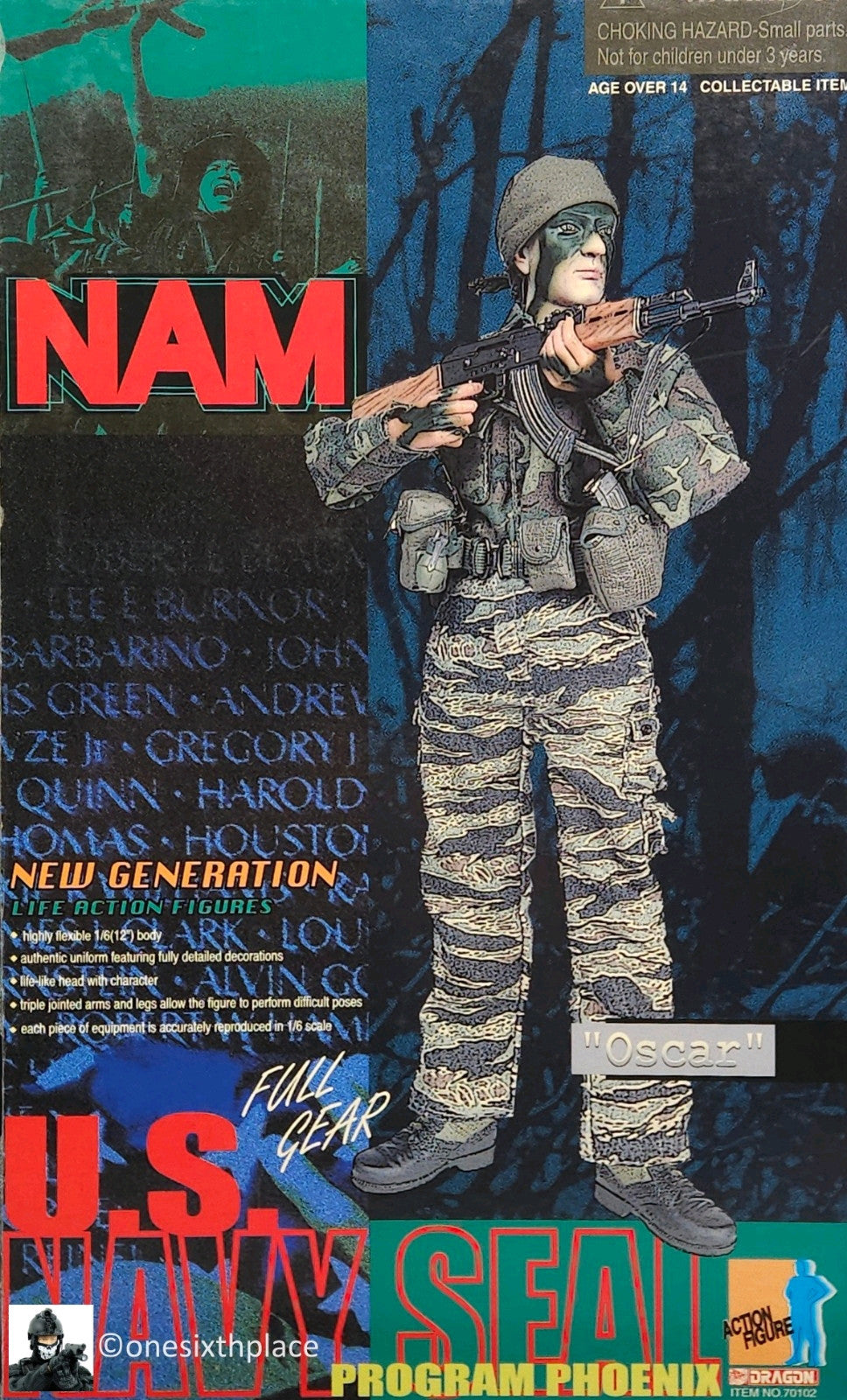 1:6 scale Dragon Vietnam SEAL Oscar M26 Grenades (x2) for 12"  Figures