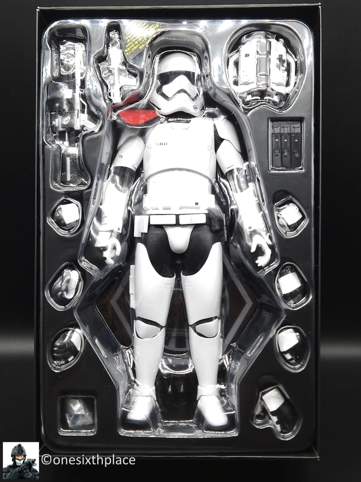 1:6 scale Hot Toys Star Wars First Order Stormtrooper Officer 12" Figure MMS334