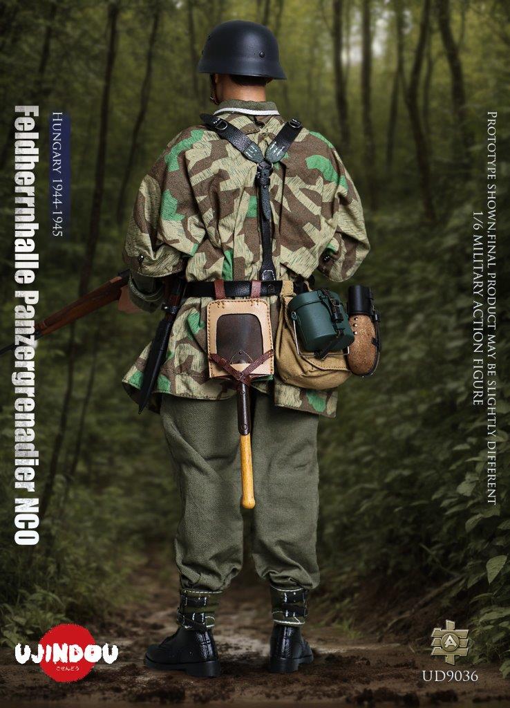 1:6 scale Ujindou WWII German Feldhernhalle Panzergrenadier NCO, Hungary 1944-1945 Figure UD9036