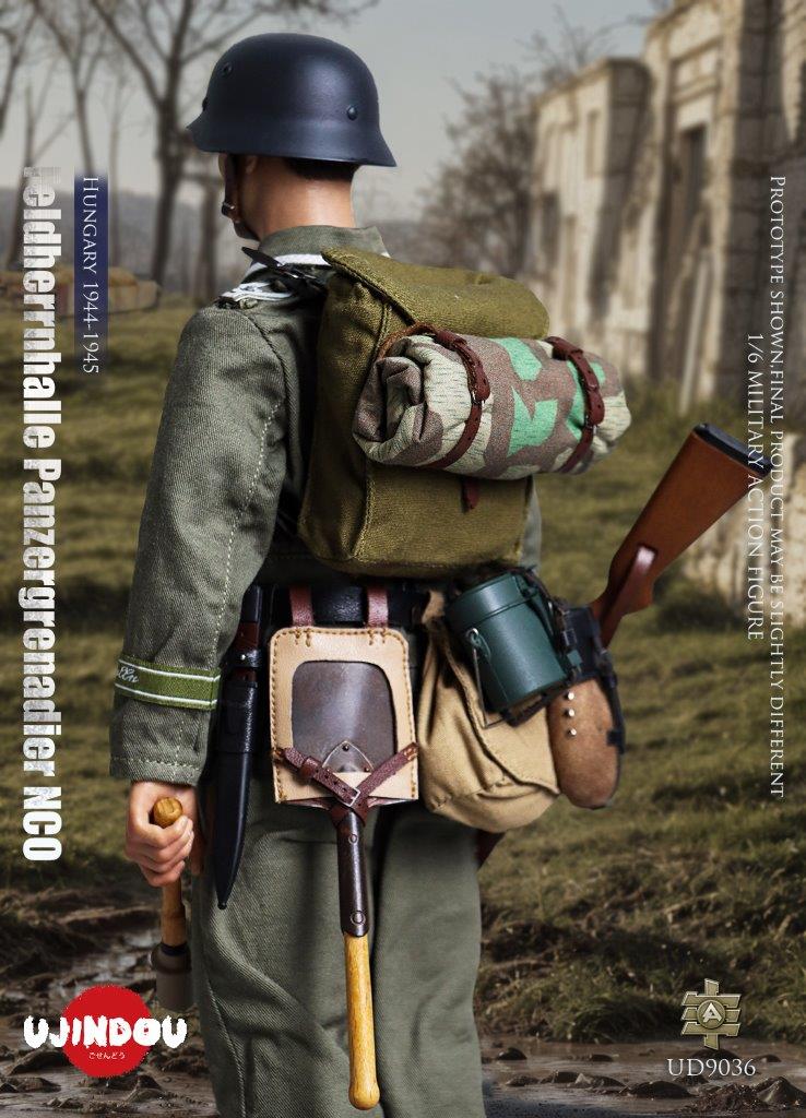 1:6 scale Ujindou WWII German Feldhernhalle Panzergrenadier NCO, Hungary 1944-1945 Figure UD9036