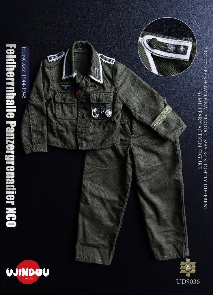 1:6 scale Ujindou WWII German Feldhernhalle Panzergrenadier NCO, Hungary 1944-1945 Figure UD9036