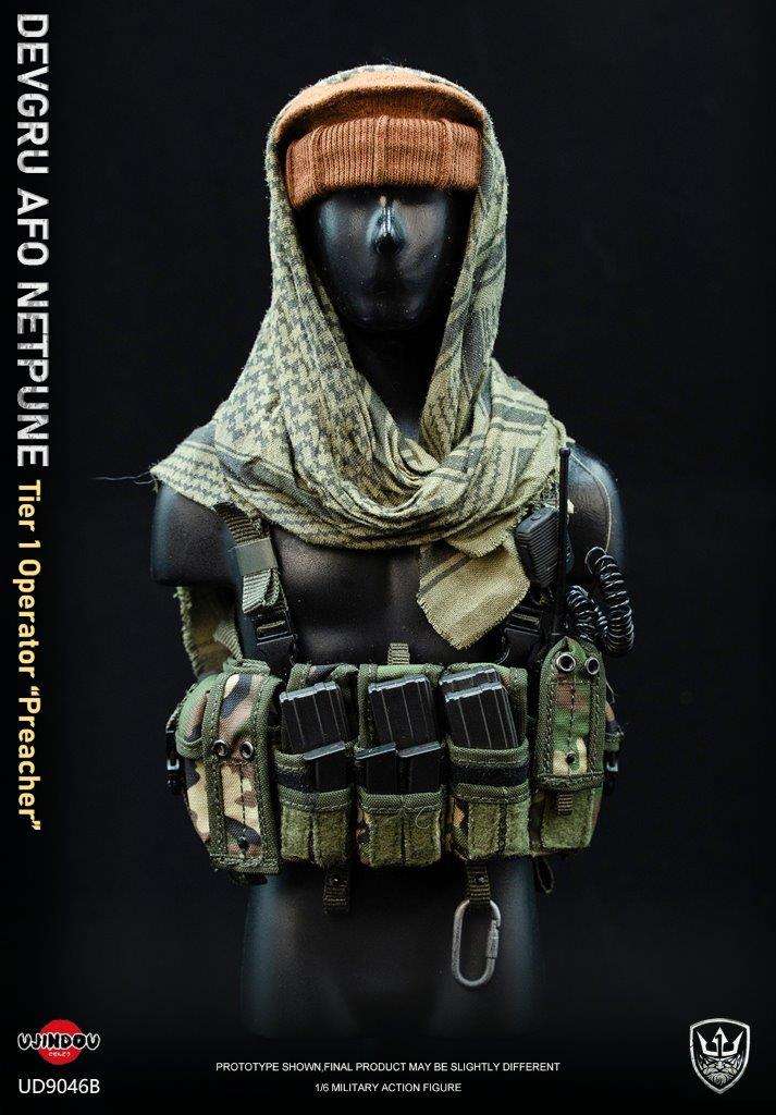 1:6 scale Ujindou UD-9046B DEVGRU AFO Neptune Tier 1 Operator Medal of Honor "Preacher"
