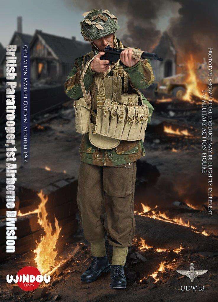 1:6 scale Ujindou WWII British Paratrooper 1st Airborne Division Operation Market Garden Arnhem 1944 12" Figure UD9048