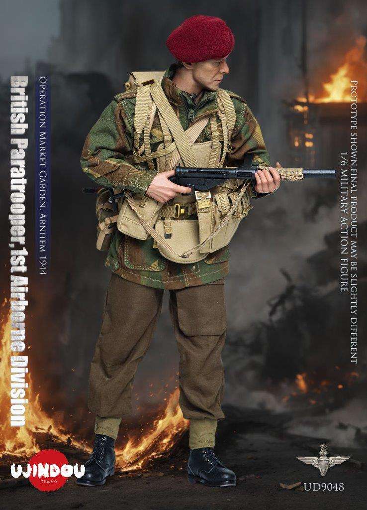 1:6 scale Ujindou WWII British Paratrooper 1st Airborne Division Operation Market Garden Arnhem 1944 12" Figure UD9048
