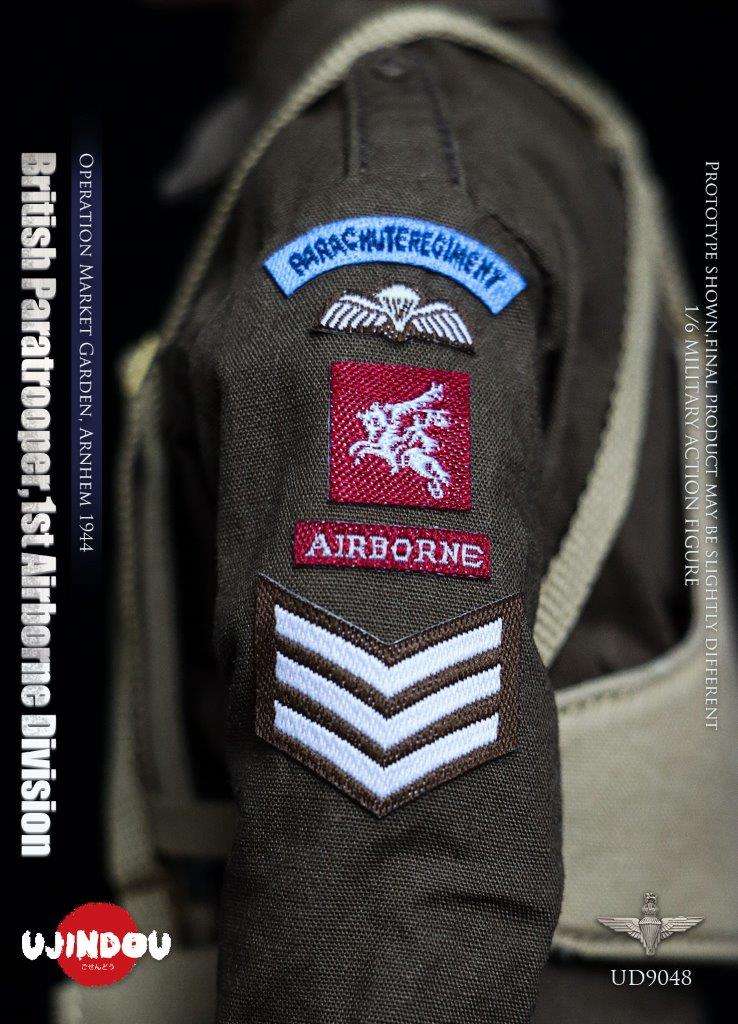 1:6 scale Ujindou WWII British Paratrooper 1st Airborne Division Operation Market Garden Arnhem 1944 12" Figure UD9048
