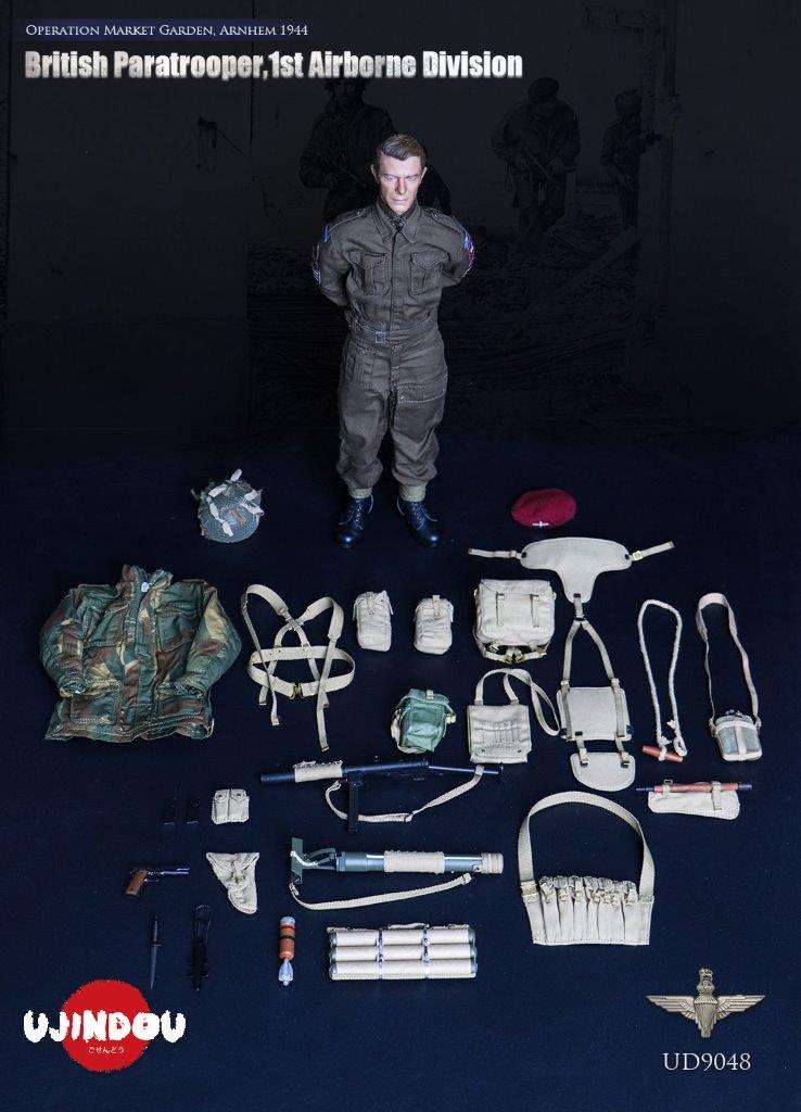 1:6 scale Ujindou WWII British Paratrooper 1st Airborne Division Operation Market Garden Arnhem 1944 12" Figure UD9048