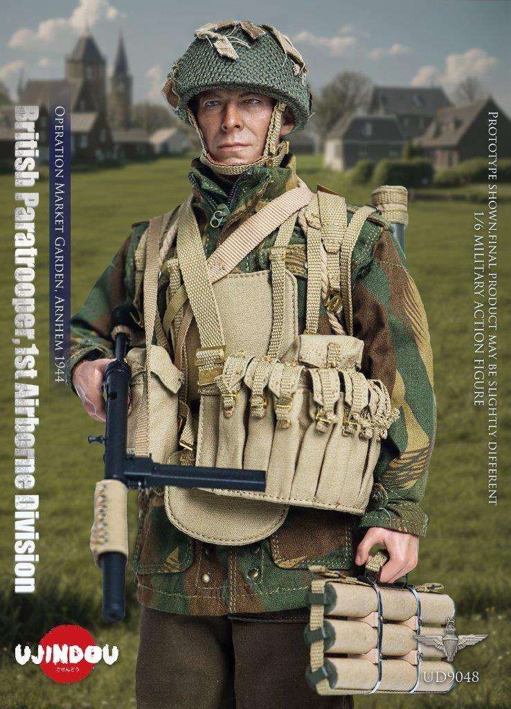 1:6 scale Ujindou WWII British Paratrooper 1st Airborne Division Operation Market Garden Arnhem 1944 12" Figure UD9048