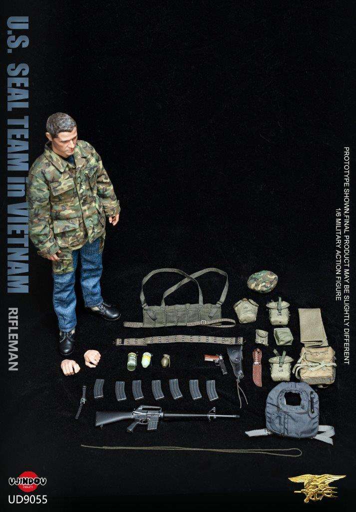 1:6 scale Ujindou US SEAL Team Rifleman in Vietnam 12" Figure UD9055