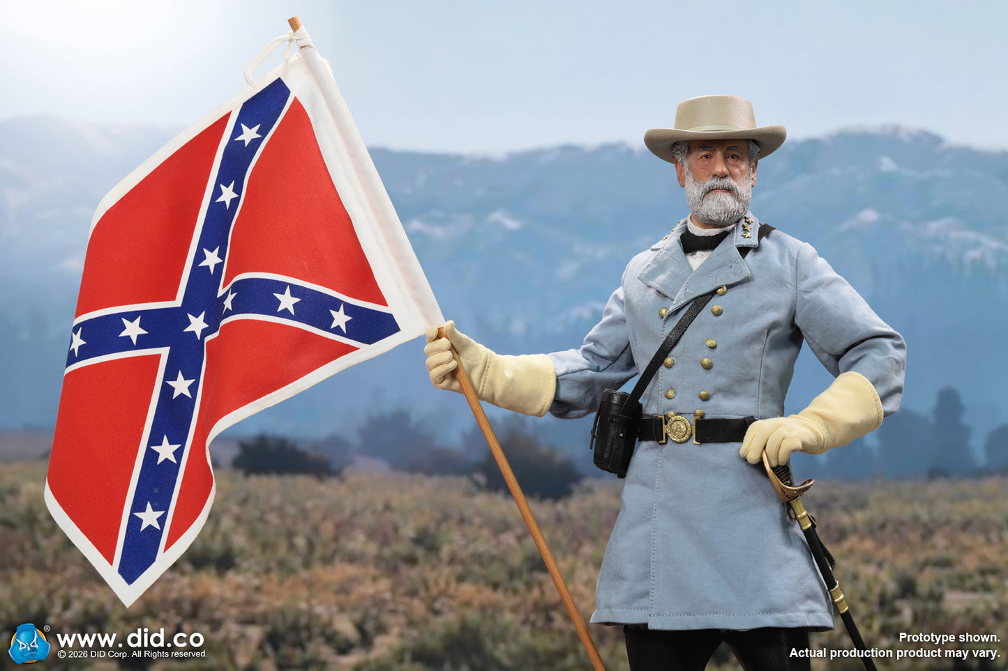 1:6 scale DID NS80198 US Civil War Confederate Army General Robert Edward Lee 12" Figure  (PREORDER)