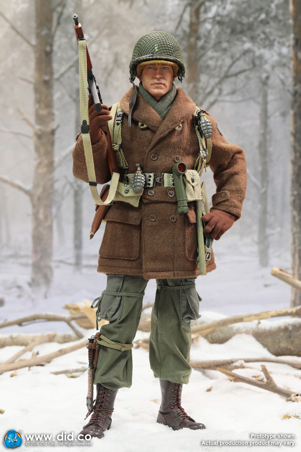 1:6 scale DiD WWII US Army 101st Airborne Division 506th PIR Lt. Buck 12" Figure A80199 (PREORDER)