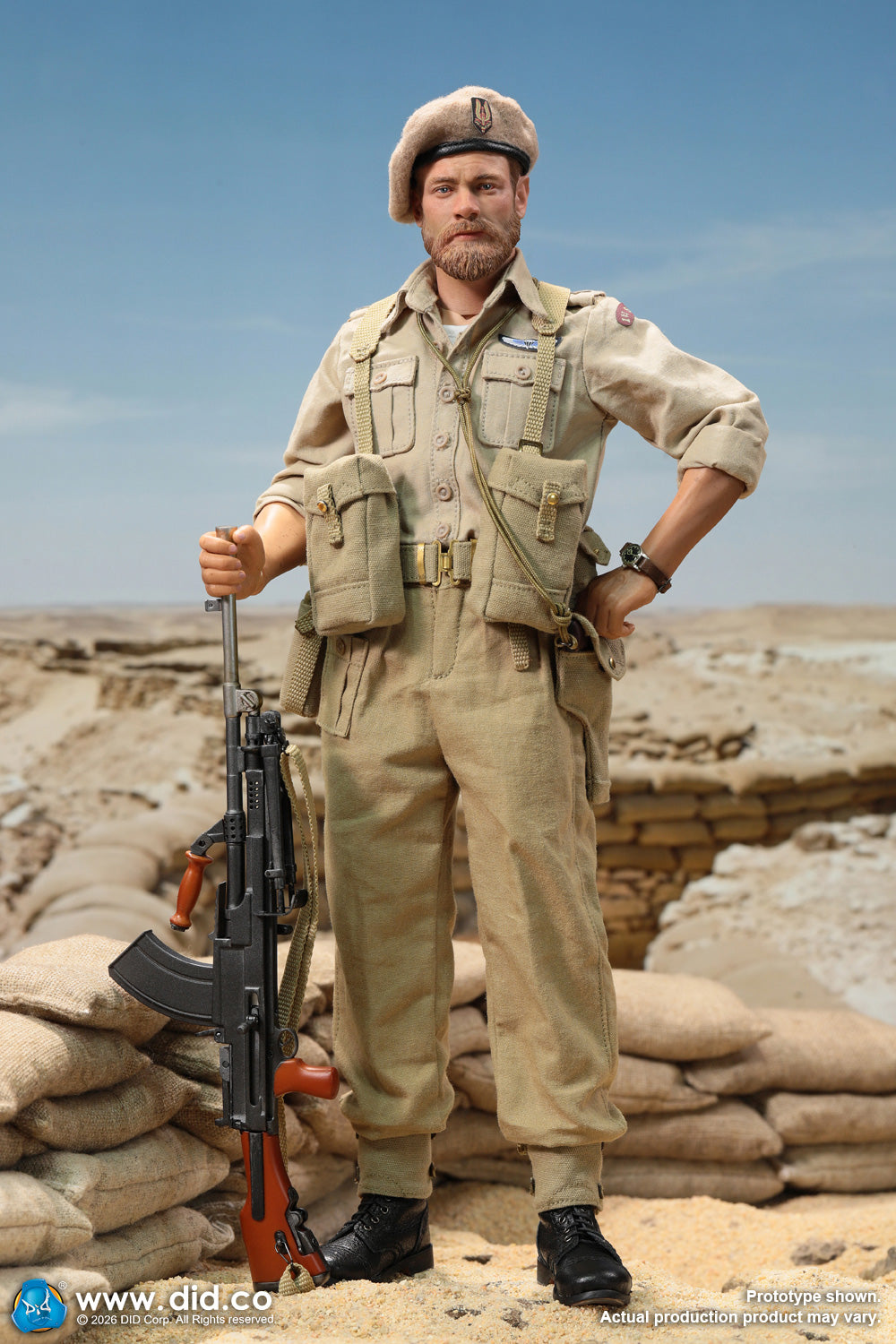 1:6 scale DiD K80197 WWII British SAS Special Forces Colonel Alan 12" Figure  (PREORDER)