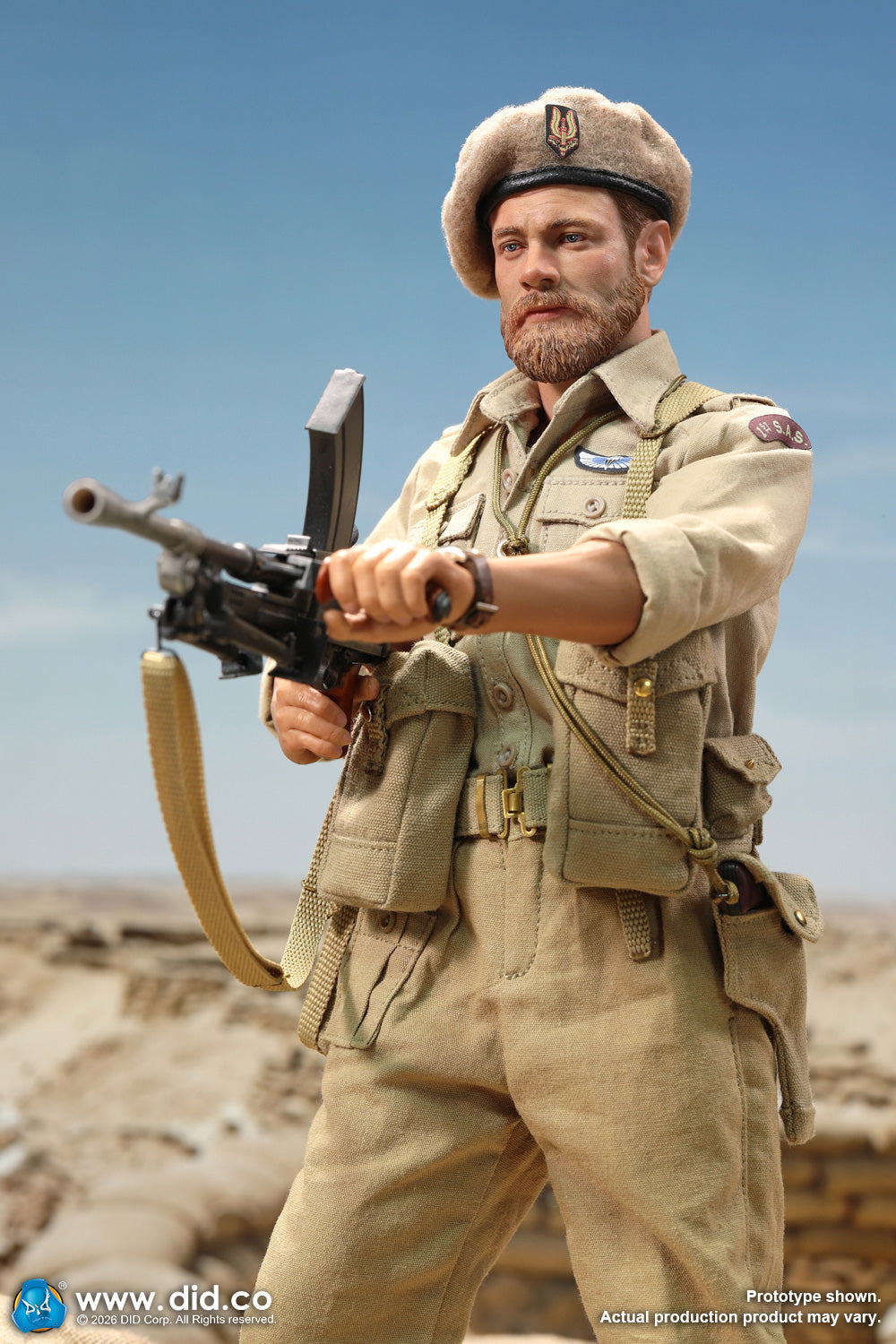 1:6 scale DiD K80197 WWII British SAS Special Forces Colonel Alan 12" Figure  (PREORDER)